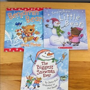 🌈2/$8  3-Book Bundle Winter-Themed